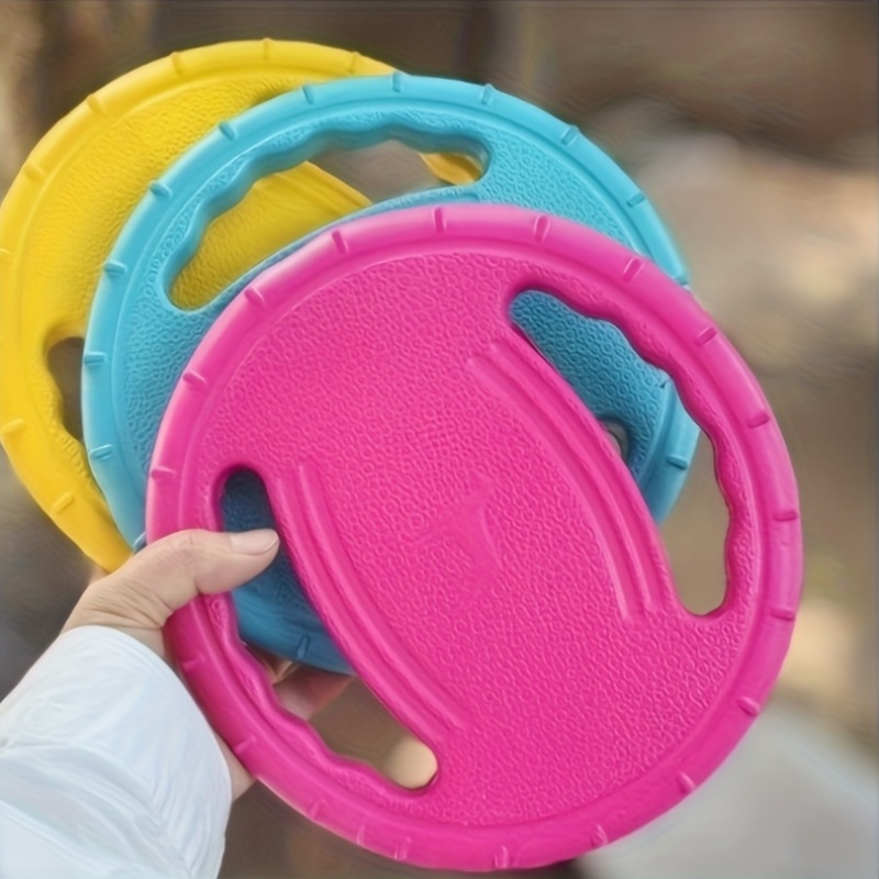 Flying Disc Dog Training Toy - Disque durable pour chien, idéal pour